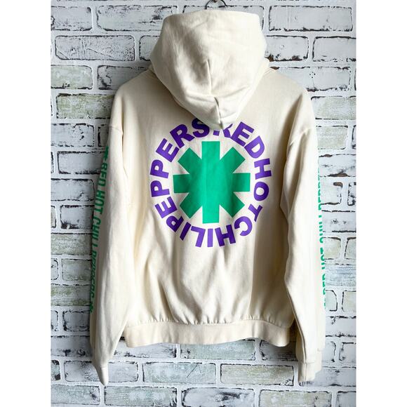 Red Hot Chili Peppers 2024 World Tour Hoodie Size Medium 21x26 - Picture 2 of 6